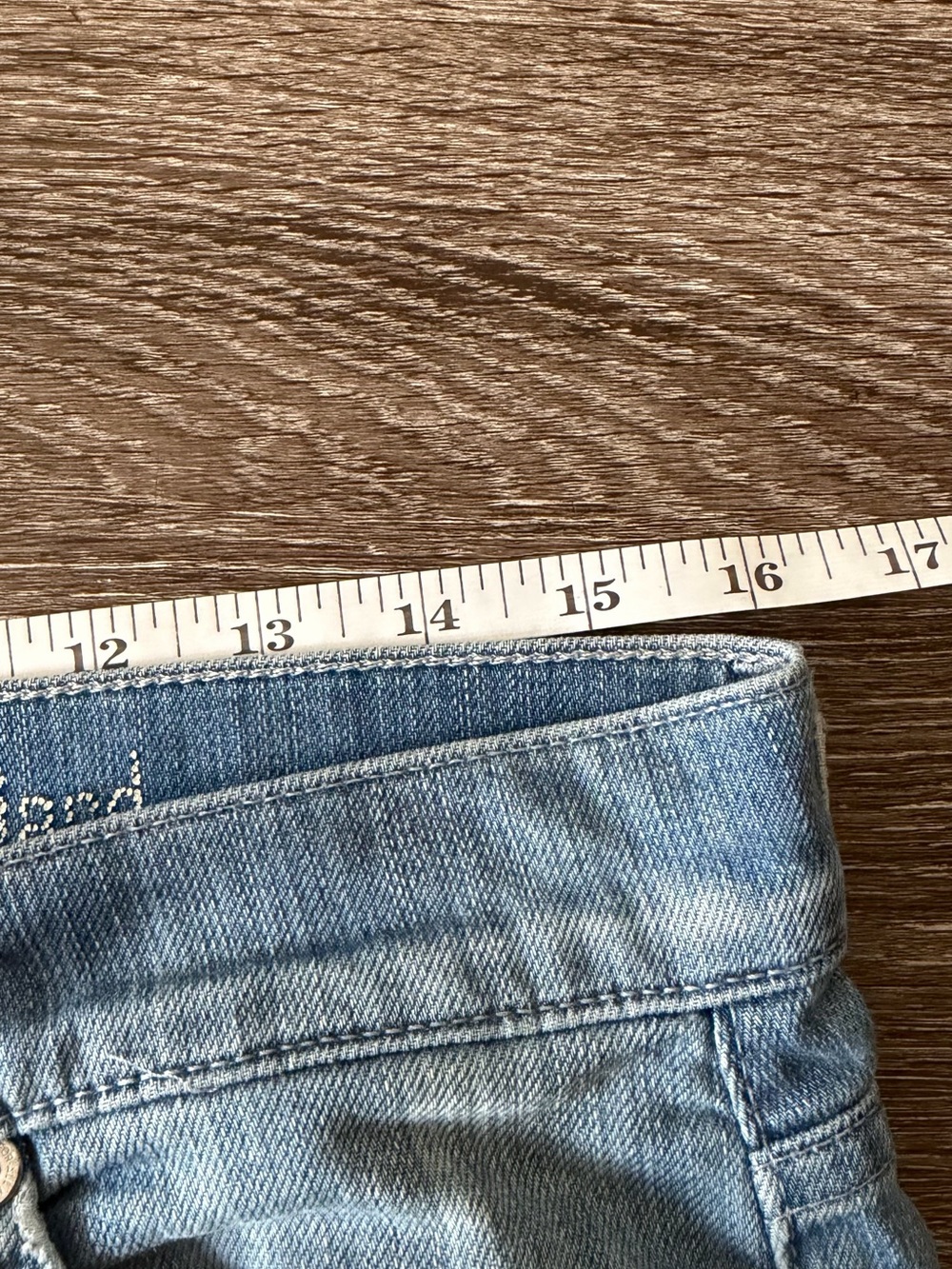 7 For All Mankind Standard Jeans Size 30 Lightwash Straight Leg Premium Denim - Picture 6 of 7